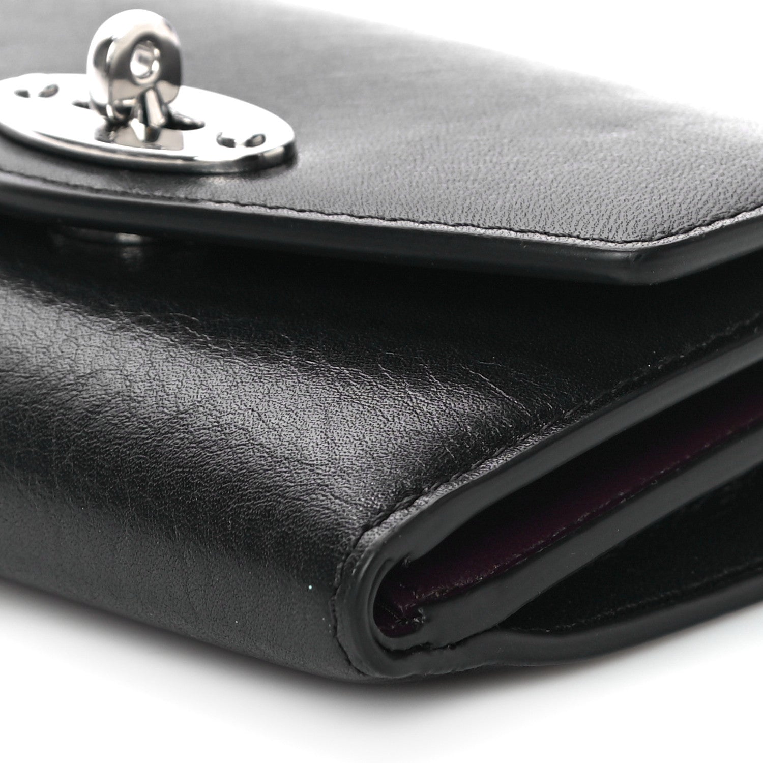 Mulberry Classic Grain Small Darley Wallet Black 10 of 12