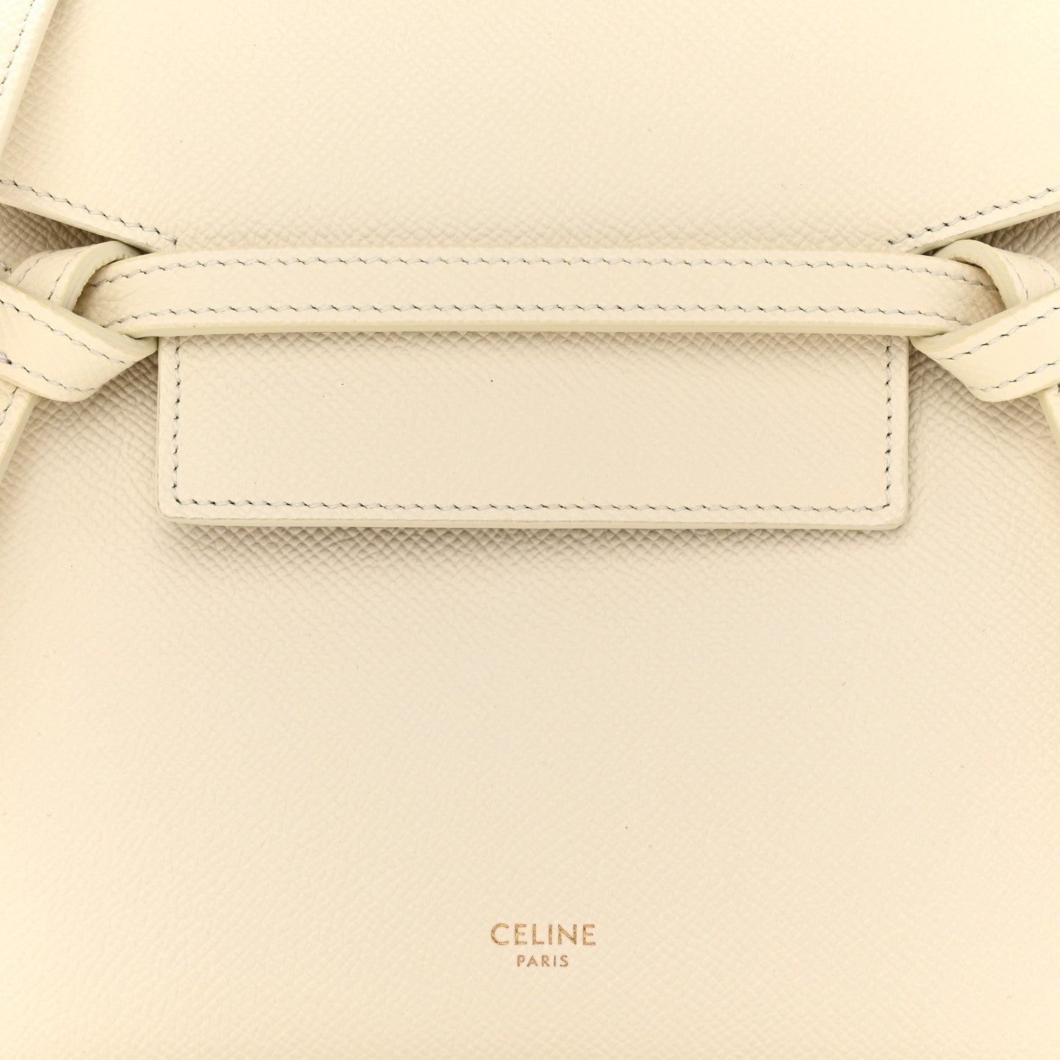 Celine Grained Calfskin Nano Belt Bag White 8 of 10