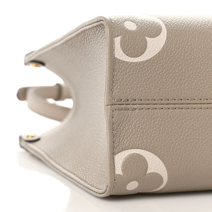 Louis Vuitton Empreinte Monogram Giant Onthego PM Tourterelle Creme 7 of 9
