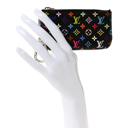 Louis Vuitton LV X TM Monogram Multicolor Key Pouch Black 2 of 6