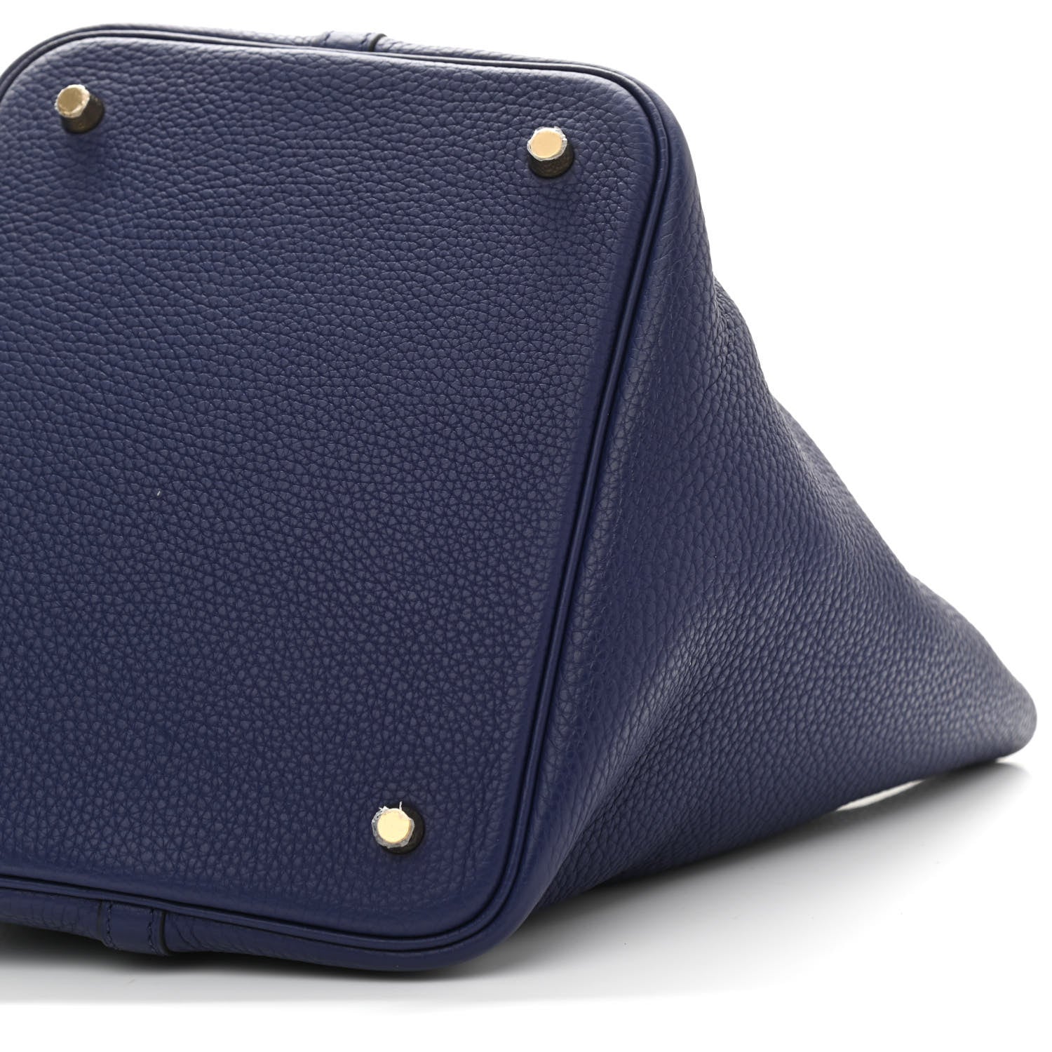 Hermes Taurillon Clemence Picotin Lock 22 MM Bleu Encre 9 of 9