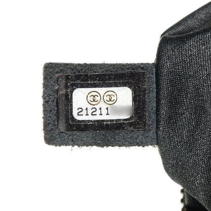 Chanel Lambskin Quilted Banane Waist Bag Fanny Pack Black 7 of 7