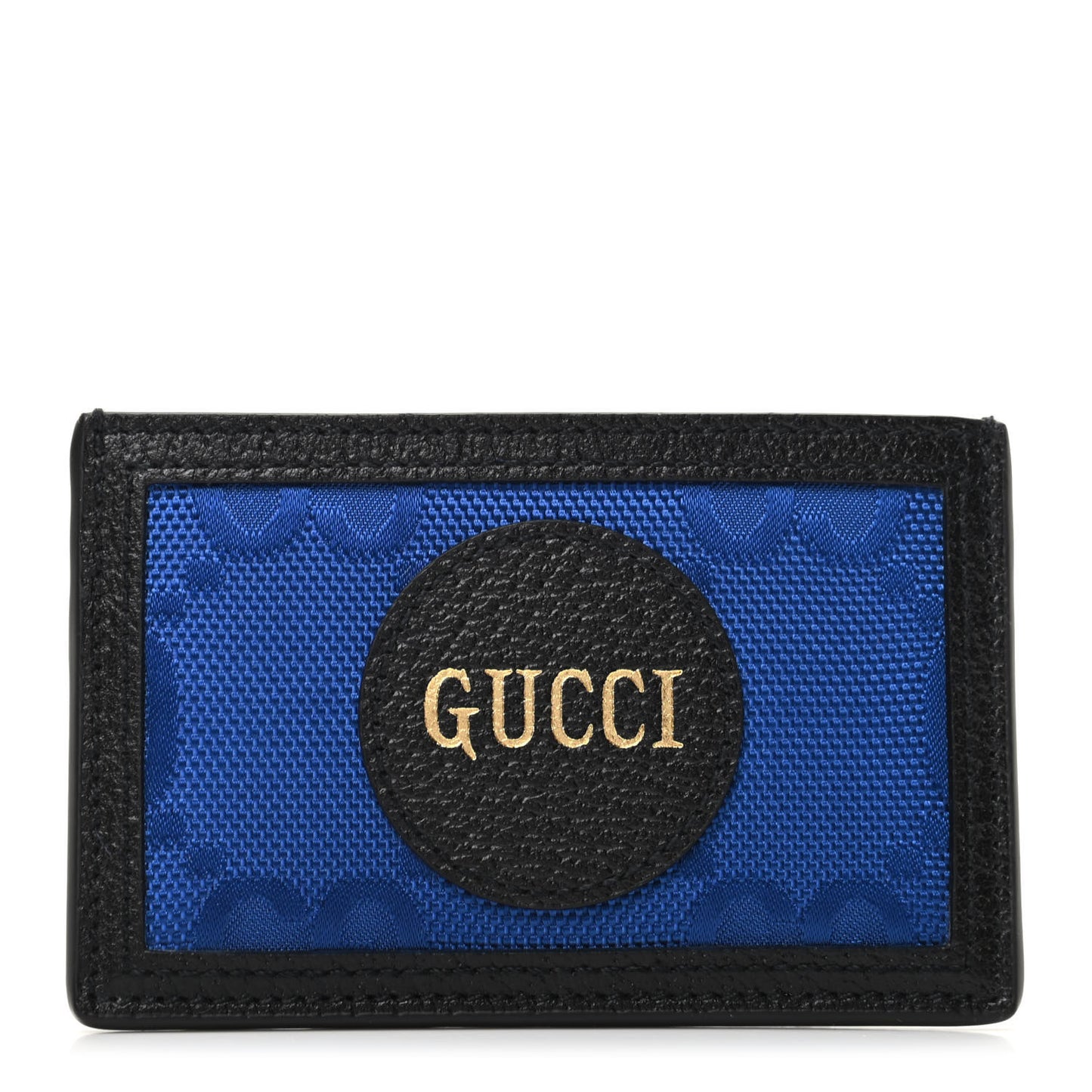 Econyl Nylon Monogram Off The Grid Card Case Guilted Blue Black