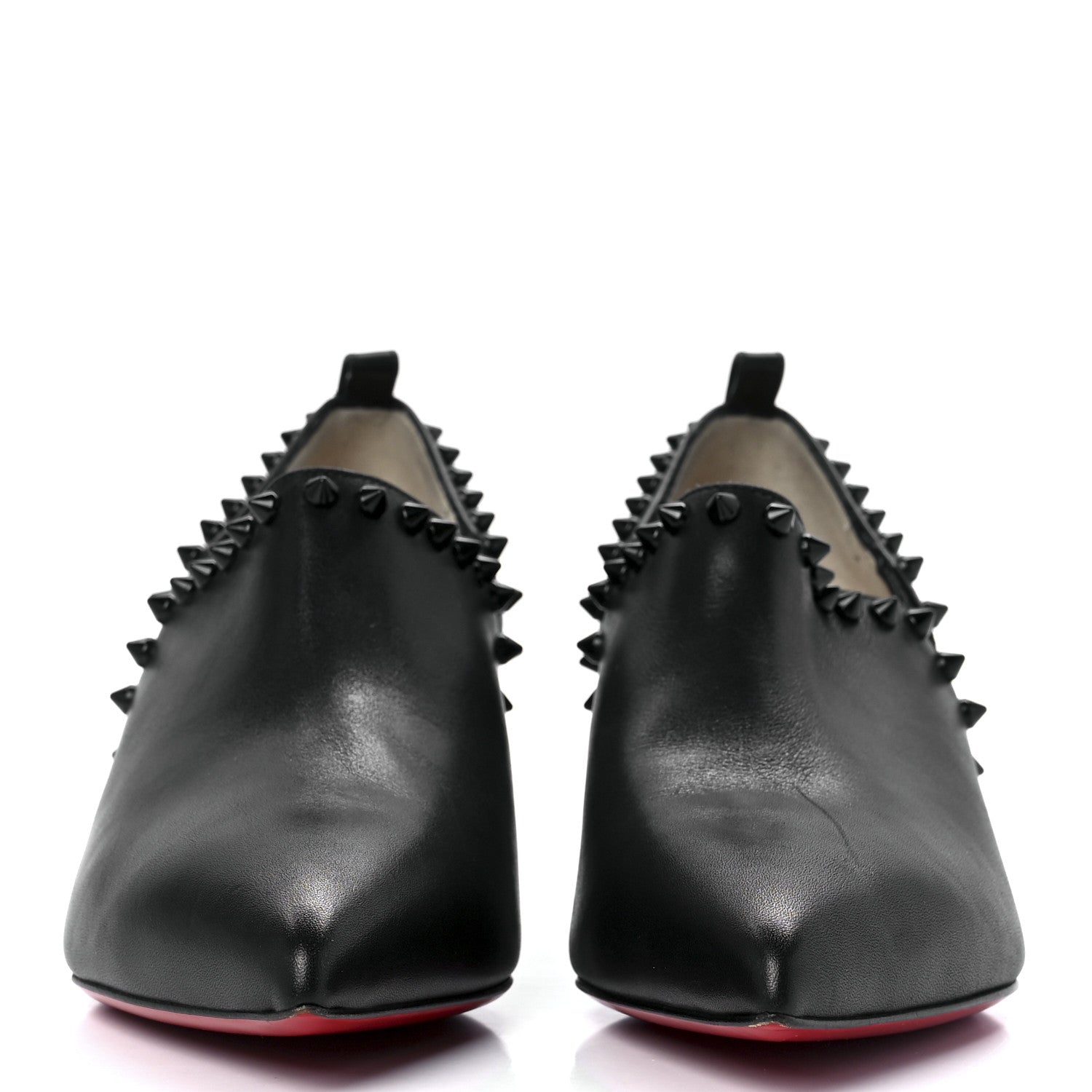 Christian Louboutin Nappa Studded Vicky 45 Booties 37 Black 2 of 9