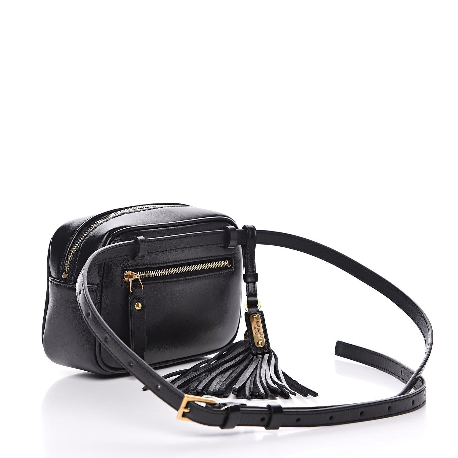Saint Laurent Calfskin Matelasse Monogram Lou Belt Bag Black 3 of 10