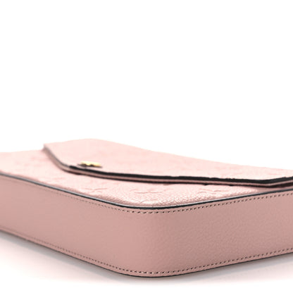 Louis Vuitton Empreinte Pochette Felicie Chain Wallet Rose Poudre 10 of 10