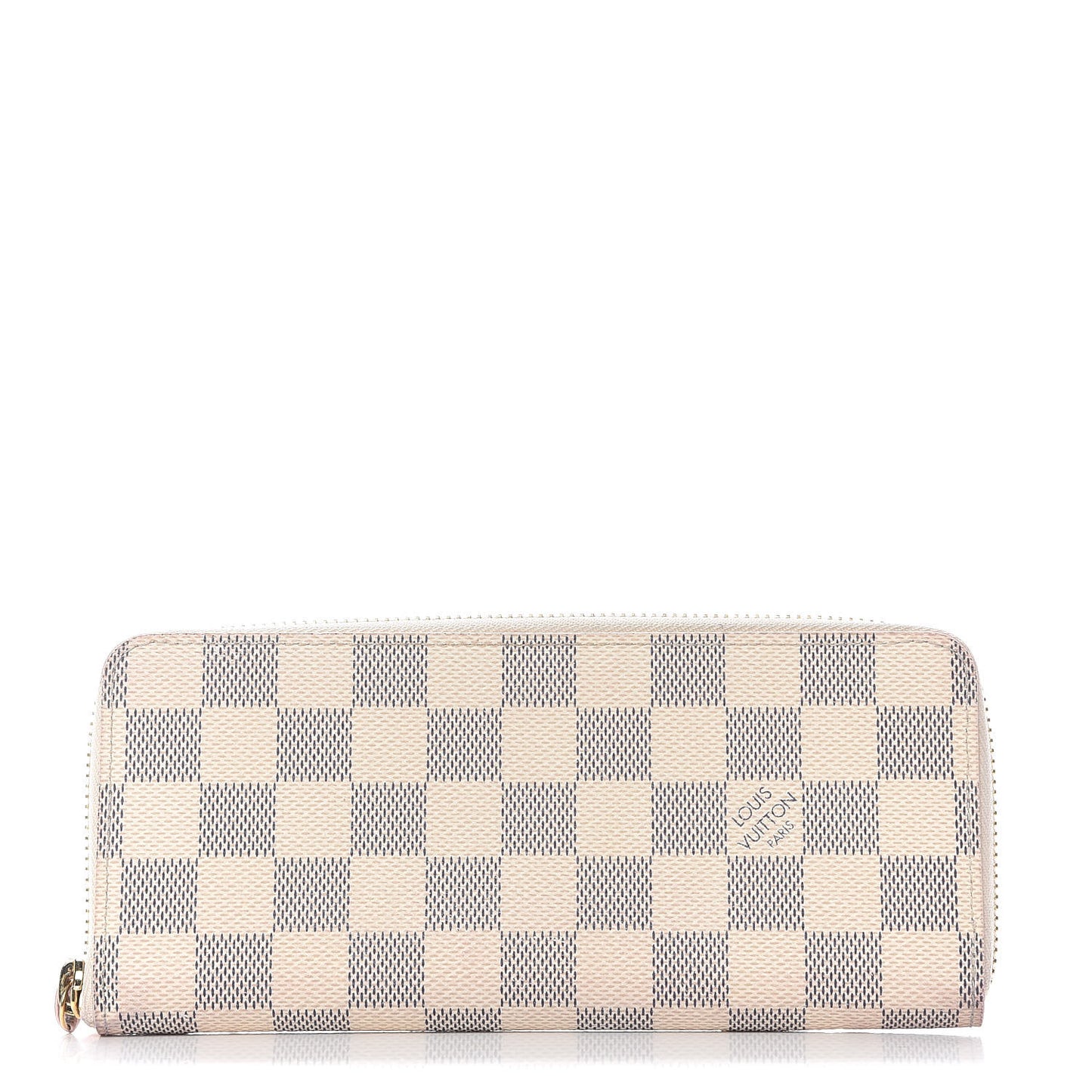 Damier Azur Clemence Wallet Rose Ballerine