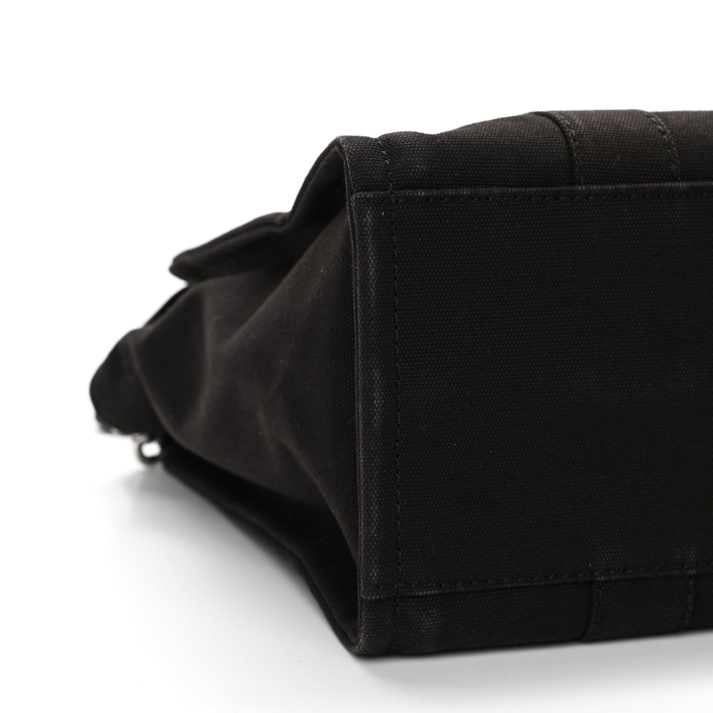 Canvas Small Summer Tote Bag Black