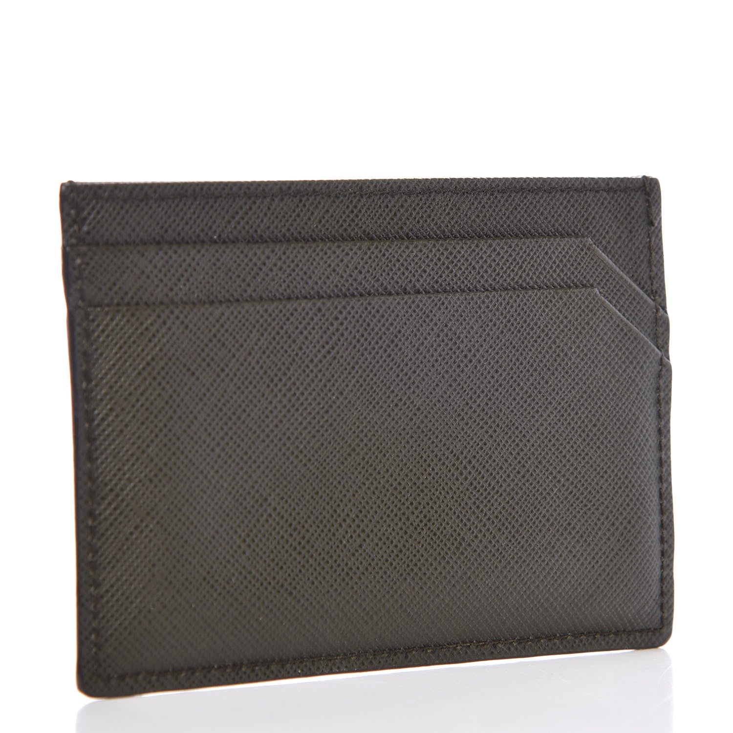 Prada Saffiano Card Case Militare 4 of 7