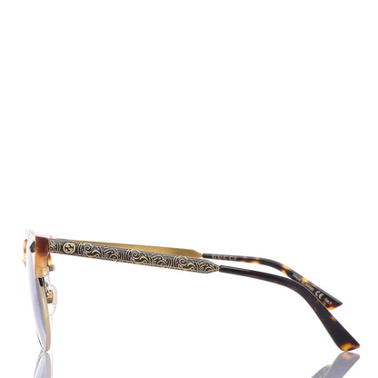Gucci Metal Tiger GG0222SK Sunglasses Tortoise 2 of 6