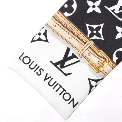 Louis Vuitton Silk Monogram Confidential Bandeau Black 2 of 4