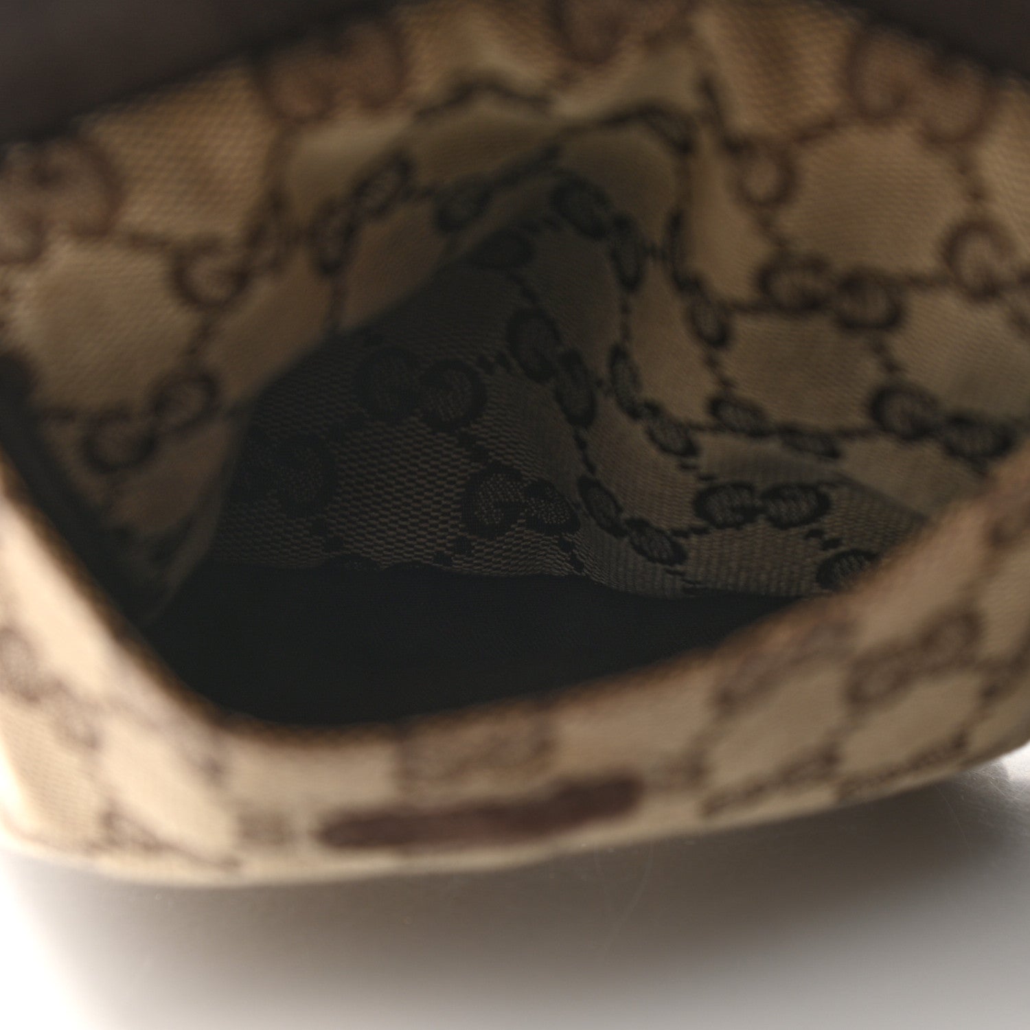 Gucci GG Monogram Double Pocket Belt Bag Dark Brown 6 of 14