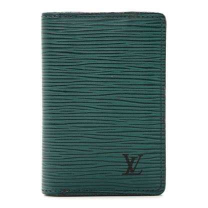 Louis Vuitton Epi Monogram Eclipse Pocket Organizer Deep Green 1 of 9