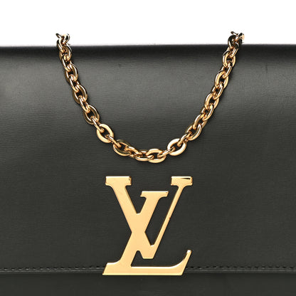 Louis Vuitton Calfskin Chain Louise GM NM Black 7 of 25