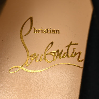 Christian Louboutin Suede Stretchadoxa Ankle Bootie 38 Tempete 7 of 7