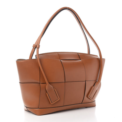 Bottega Veneta French Calfskin Maxi Intrecciato Large Arco Wood 3 of 9