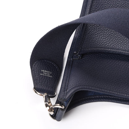 Hermes Taurillon Clemence Evelyne III PM Bleu Nuit 8 of 12