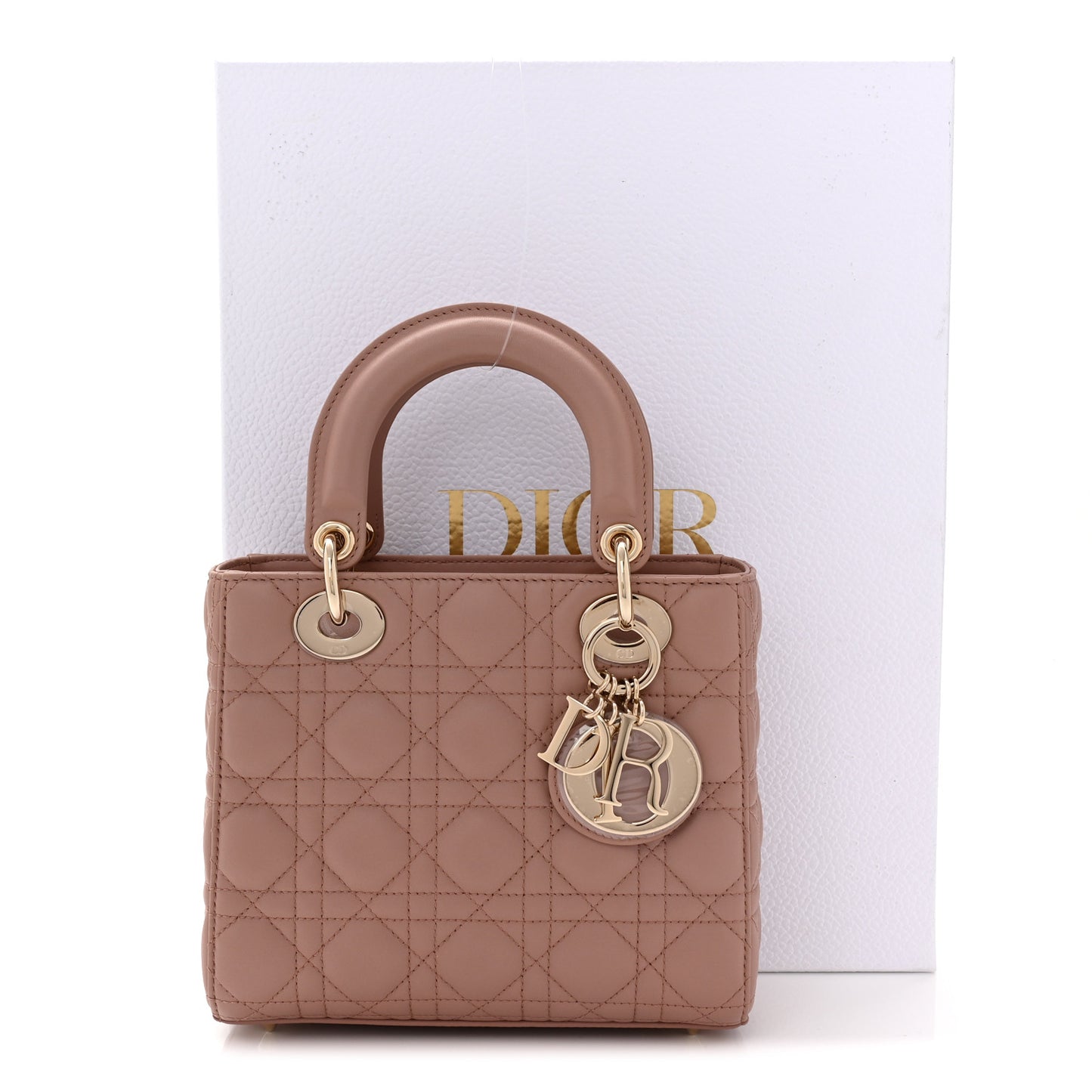 Lambskin Cannage Small My ABC Dior Lady Dior Blush