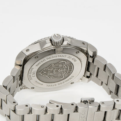 Gucci Stainless Steel 40mm Dive Quartz Watch White 6 of 6