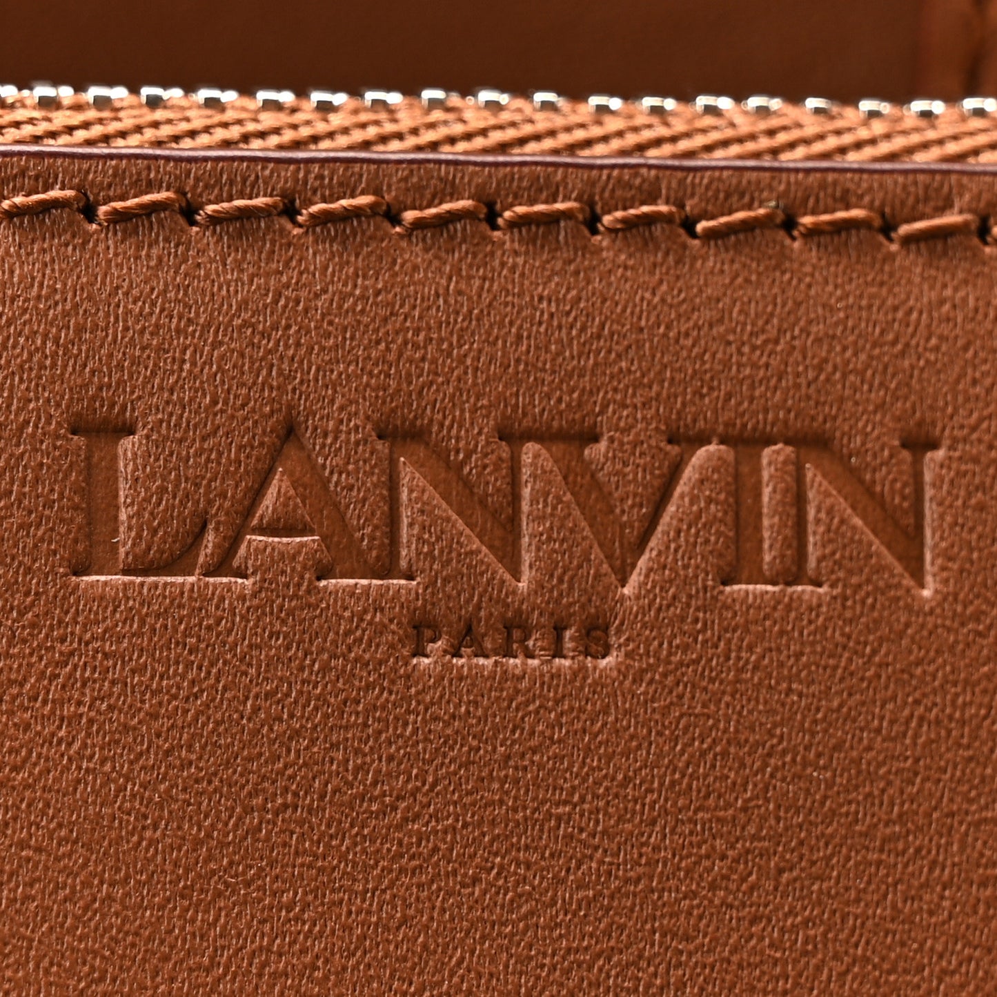 X Gallery Dept. Calfskin Medium Hook Bag Camel Multicolor