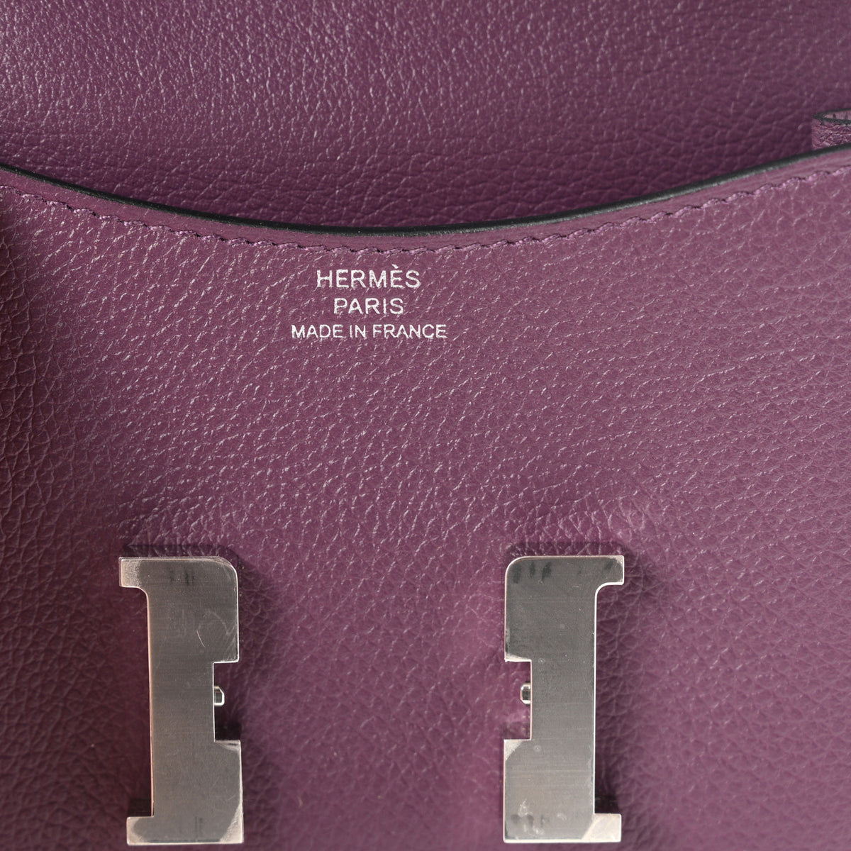 Hermes Evercolor Constance Slim Wallet Cassis 7 of 9