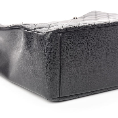 Chanel Caviar Quilted Grand Shopping Tote GST Black 9 of 10