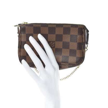 Louis Vuitton Damier Ebene Mini Pochette Accessories 2 of 8