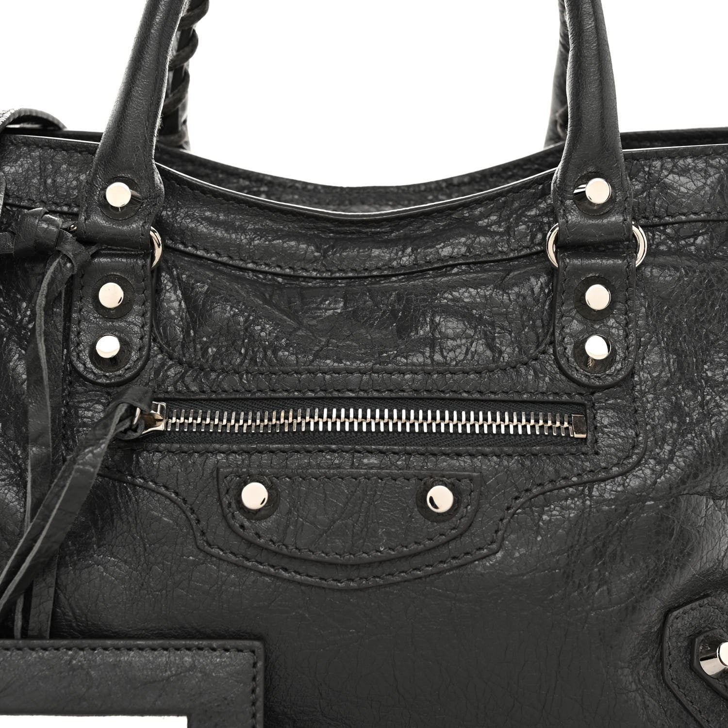 Balenciaga Agneau Classic Silver Hardware S City Black 7 of 10