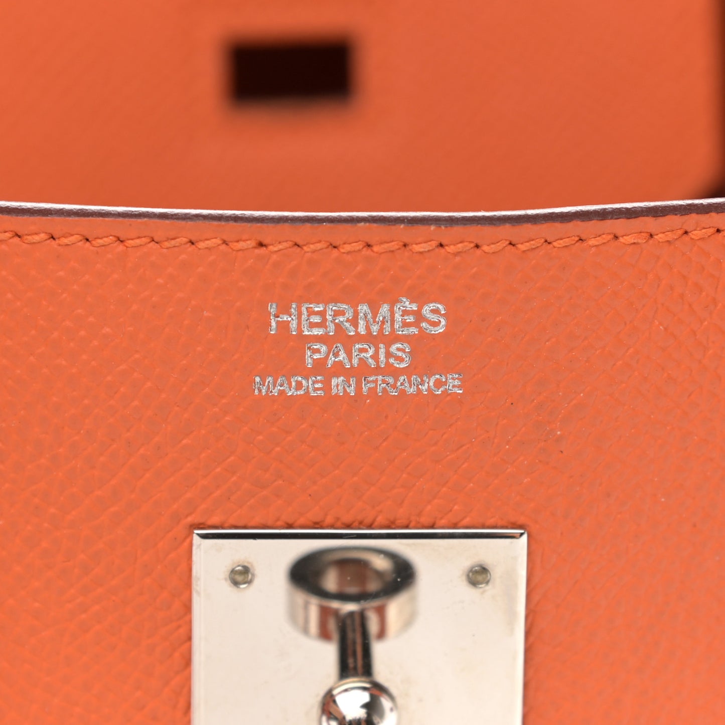 Epsom Birkin 30 Orange