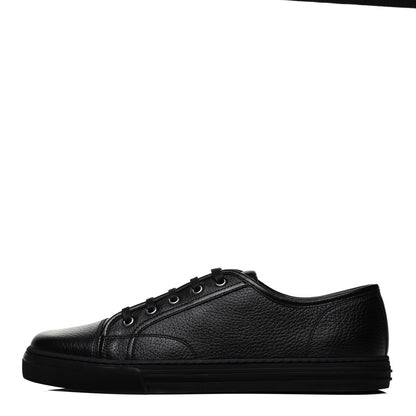 Gucci Nappa Mens Low Top Sneakers 9 Black 1 of 8