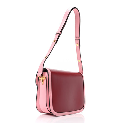 Gucci Azalea Calfskin Horsebit 1955 Shoulder Bag New Cherry Red Wild Rose 3 of 10
