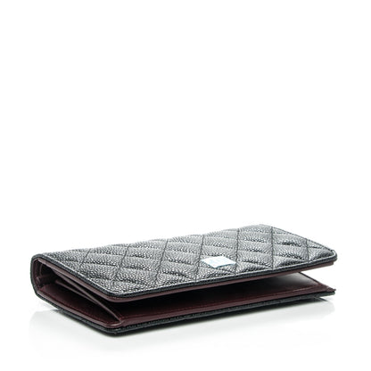 Chanel Caviar Quilted Yen Wallet Black 4 of 8