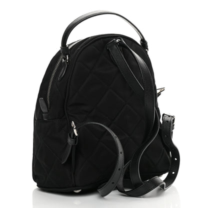 Prada Nylon Tessuto Impuntu Quilted Backpack Black 3 of 12