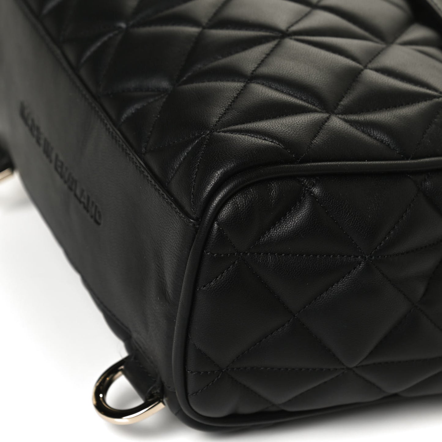 Nappa Quilted Mini Cara Delevingne Convertible Bag Black