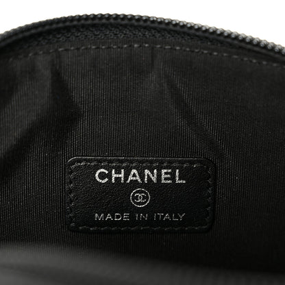 Chanel Caviar Timeless CC Cosmetic Pouch Black 6 of 8
