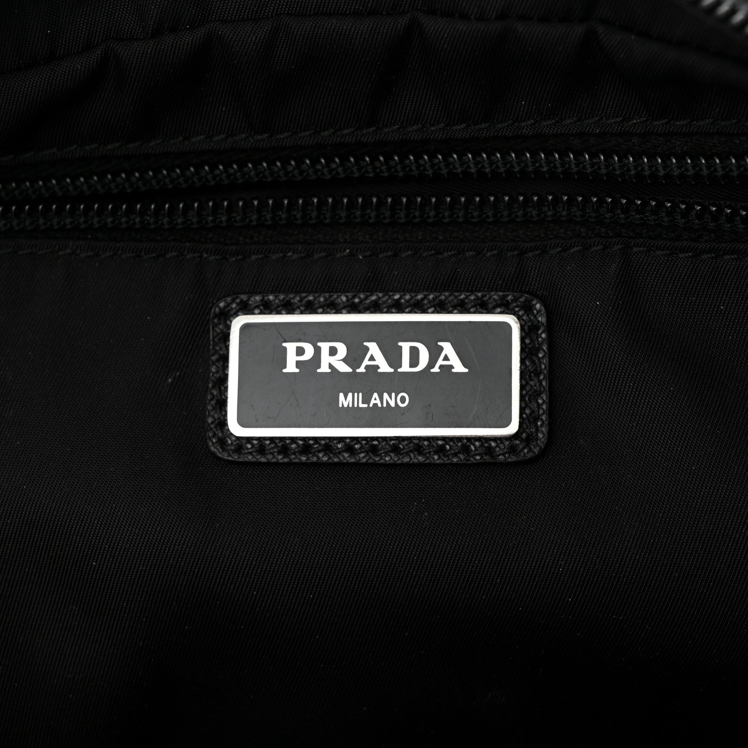 Prada Tessuto Nylon Belt Bag Black 6 of 11