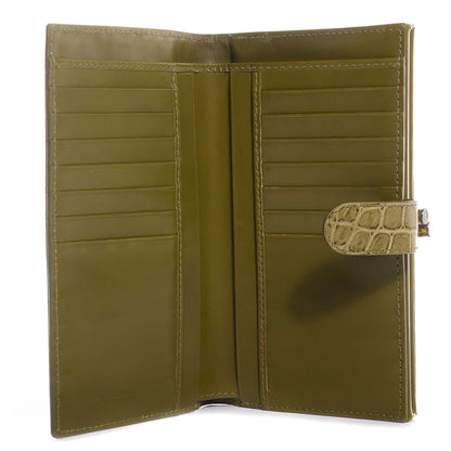 Bottega Veneta Crocodile Fume Continental Wallet 5 of 8