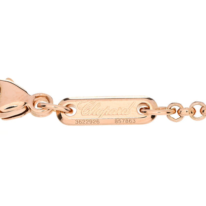 Chopard 18K Rose Gold Diamond Good Luck Charms Eye Bracelet 3 of 4