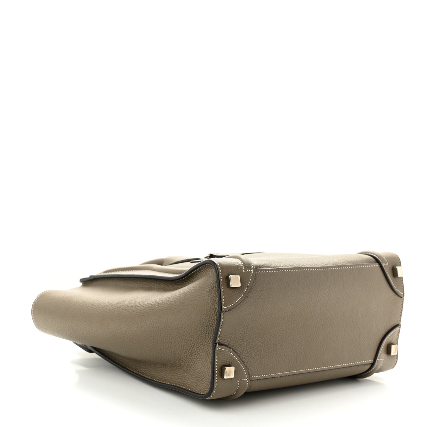 Drummed Calfskin Micro Luggage Souris