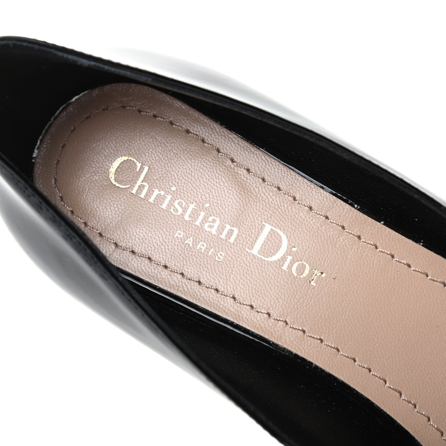 Patent Baby-D Ballet Pumps 39.5 Black
