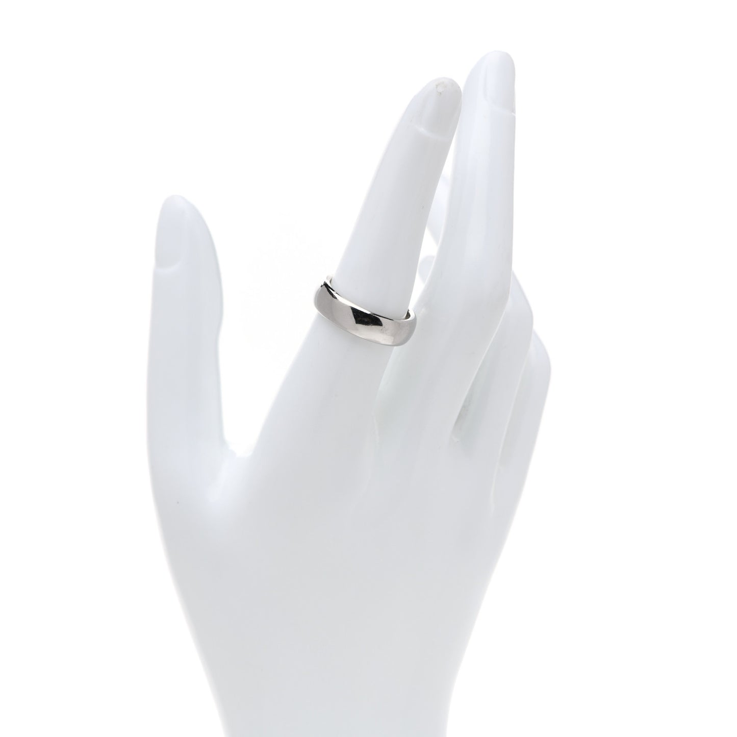 Platinum 6mm Classic Wedding Band Ring 56 7.5