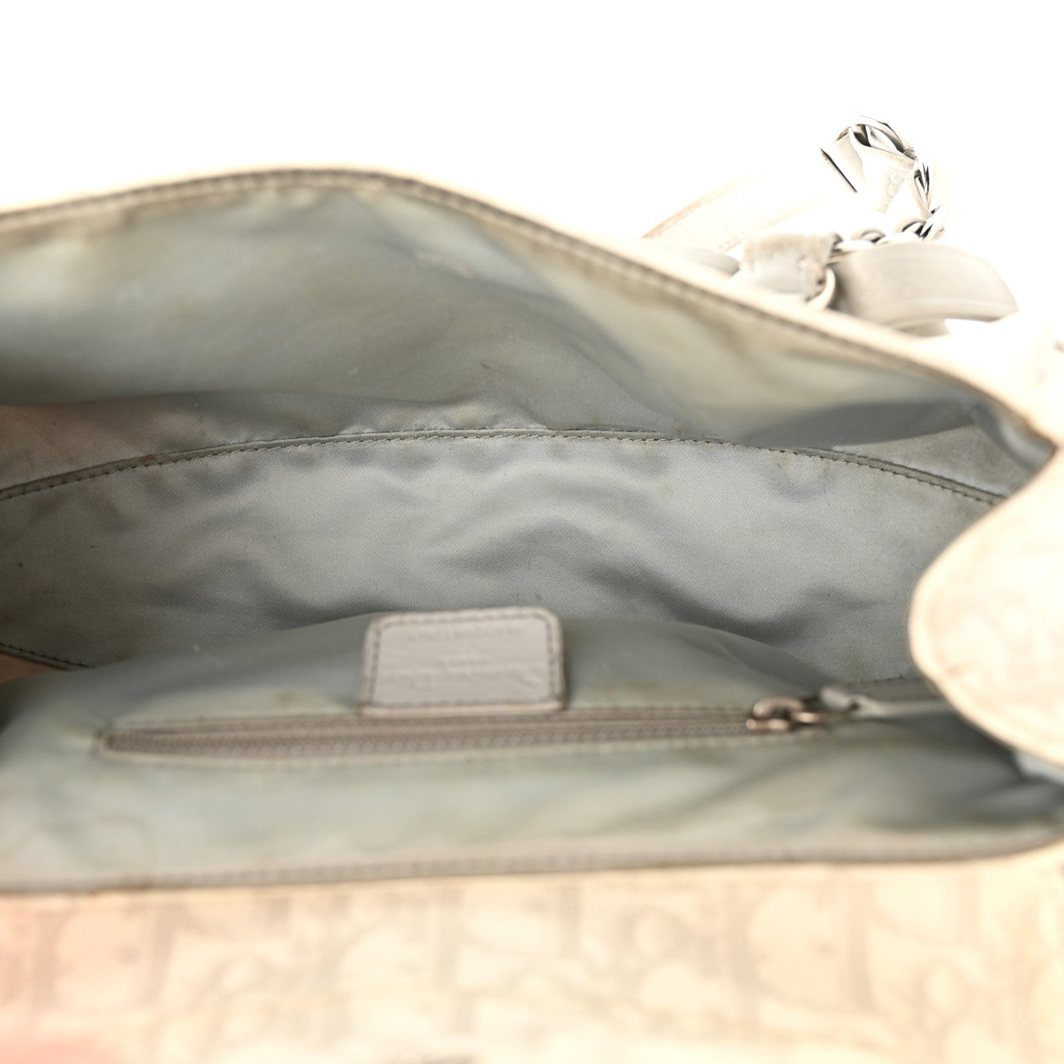 Christian Dior Monogram Romantique Trotter Bag Grey 5 of 25