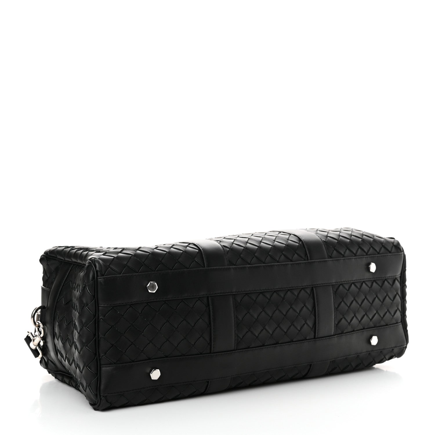 Bottega Veneta Nappa Intrecciato Gym Bag Black 4 of 11