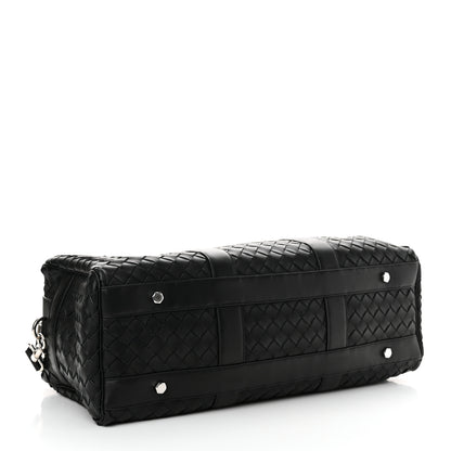 Bottega Veneta Nappa Intrecciato Gym Bag Black 4 of 11