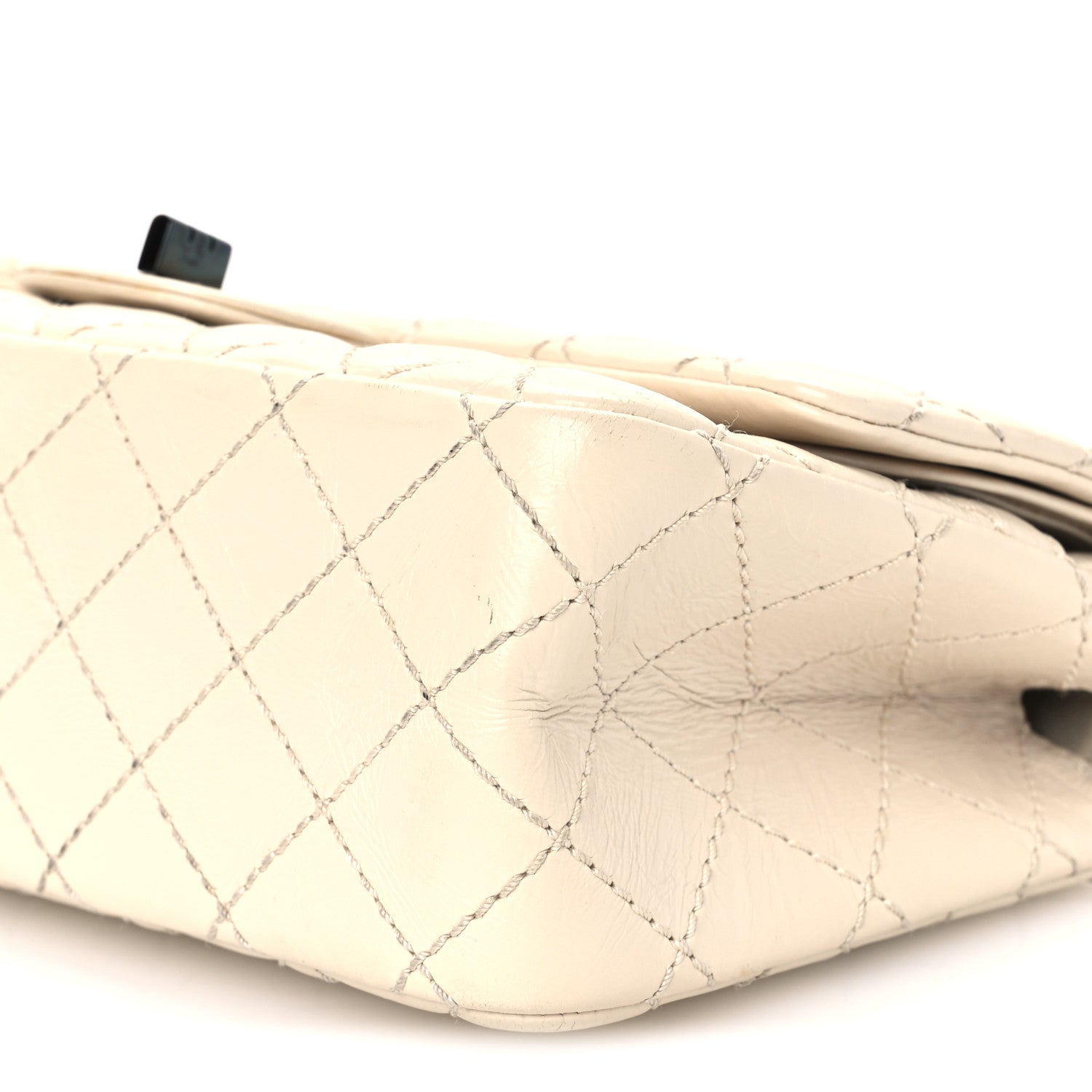 Chanel Aged Calfskin Quilted 2.55 Reissue 225 Flap White 10 of 10