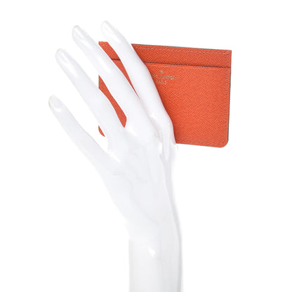 Louis Vuitton Calfskin Jeanne Wallet Insert Piment 2 of 6