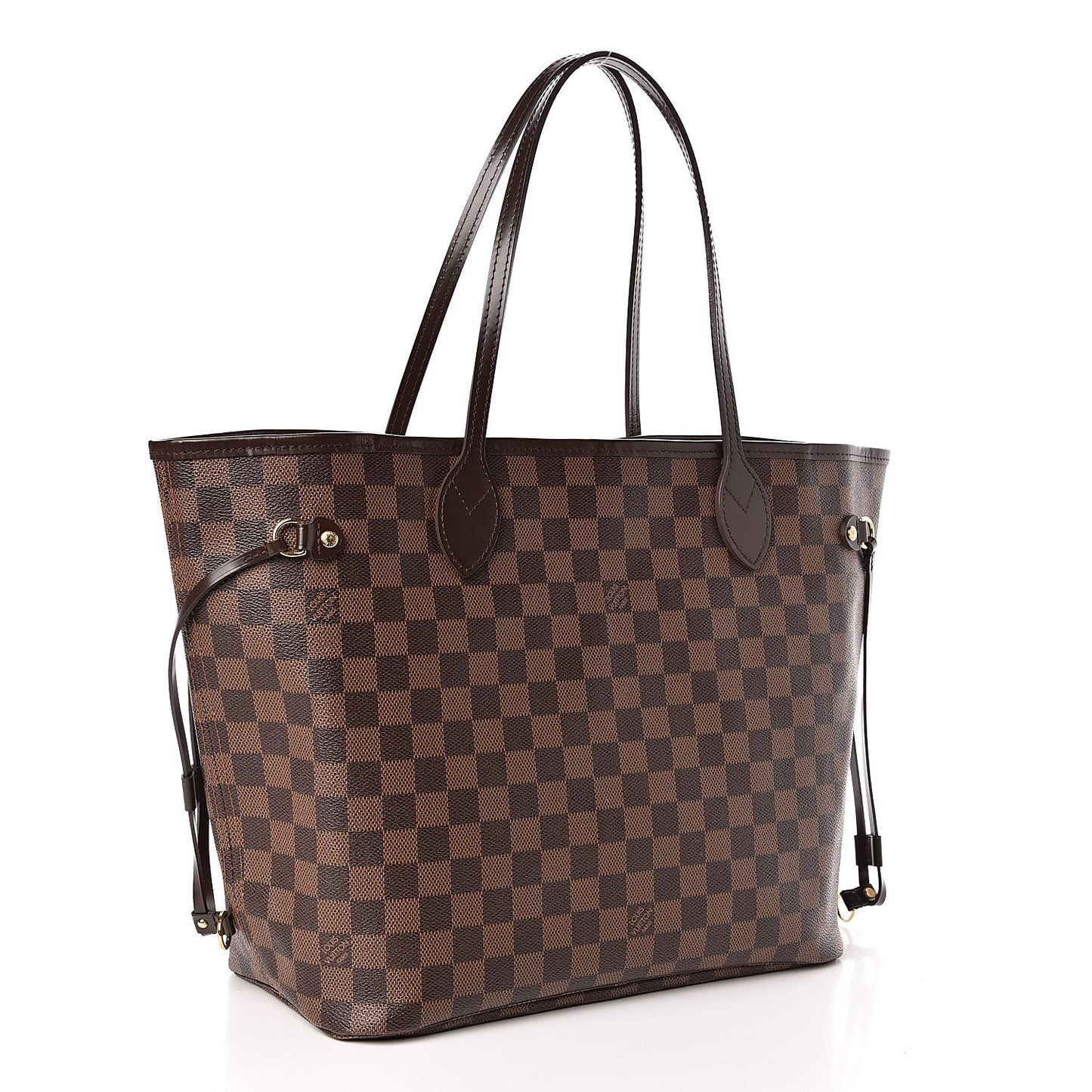Damier Ebene Neo Neverfull MM Rose Ballerine
