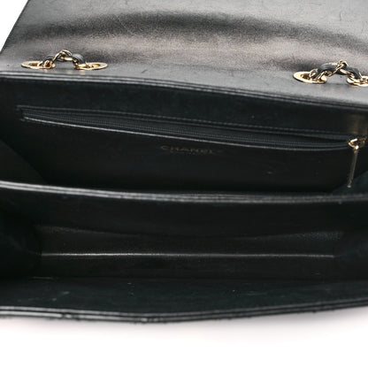 Chanel Sheepskin Quilted Large Beauty Lock Flap Black 5 of 11