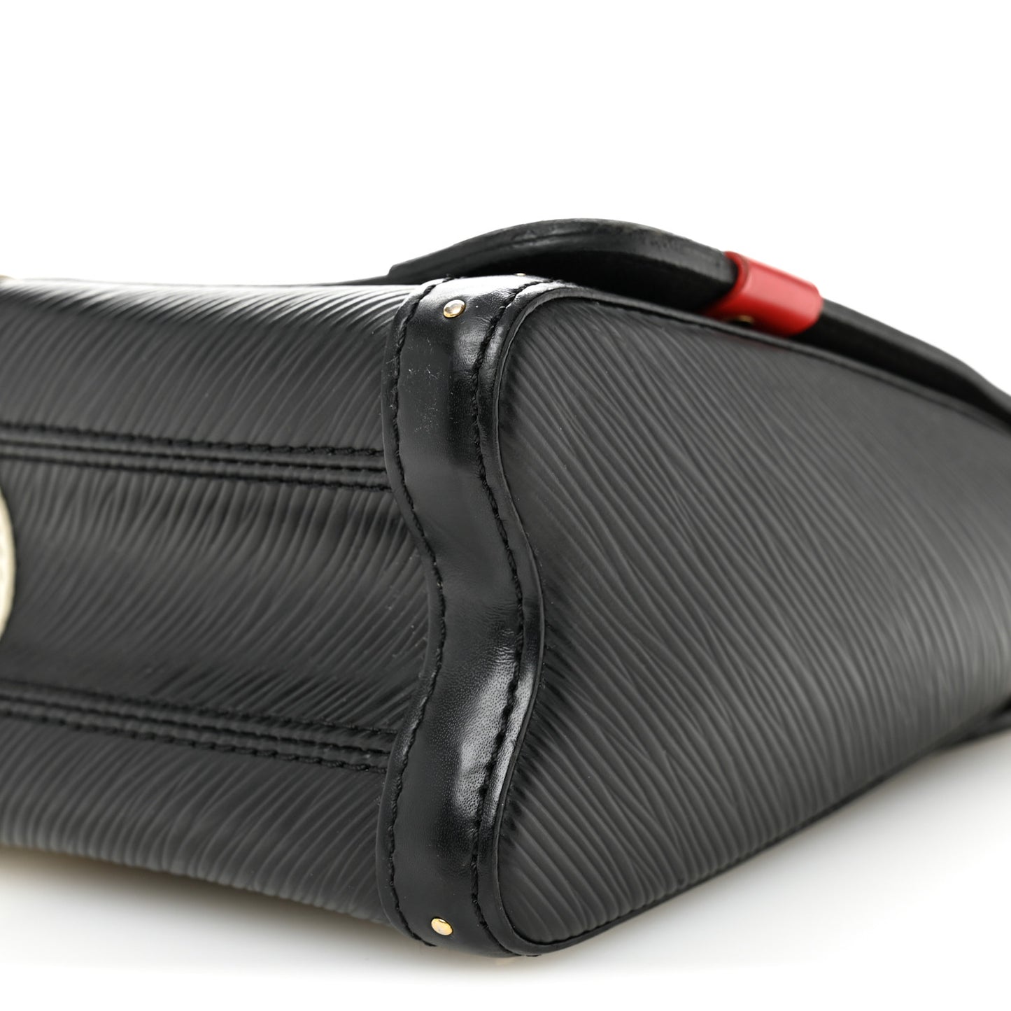 Epi Monogram Complice Trunks and Bags Twist Shoulder Bag MM Black