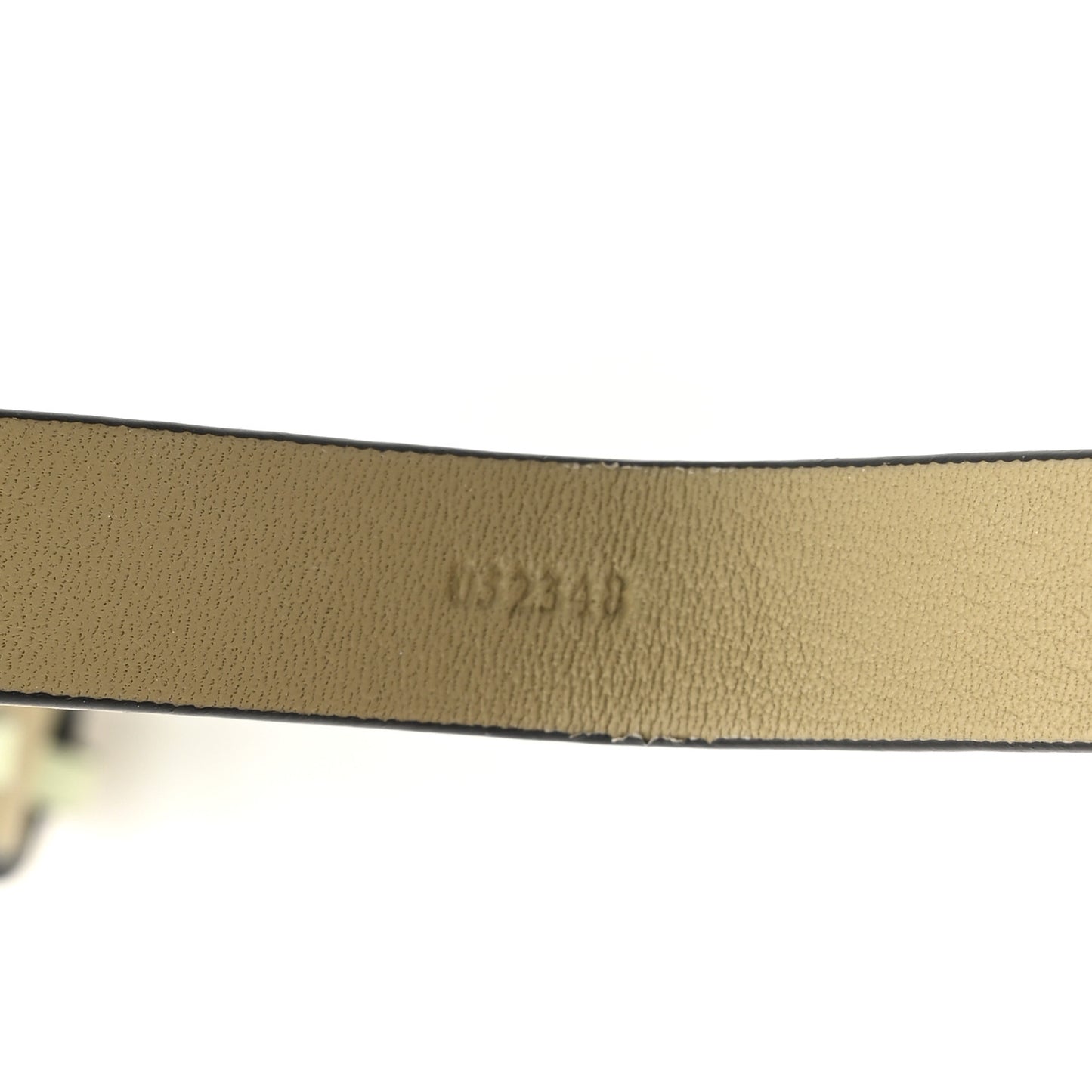 Calfskin Braided Loop Strap Clay